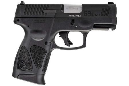 TAURUS G3C 9MM BLACK/BLACK 3.26` BARREL 2-12 RND MAGS