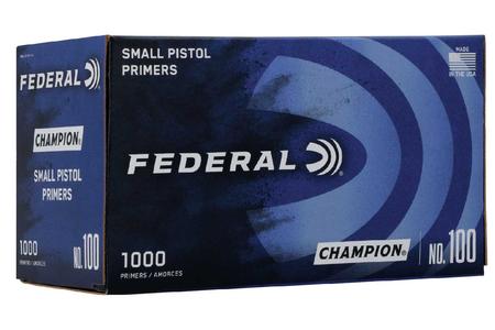 SMALL PISTOL PRIMERS (CHAMPION) 1000/COUNT