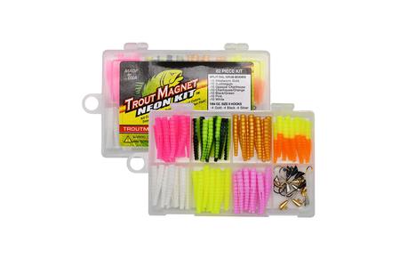 TROUT MAG NEON KIT 70 BODIES, 12 HOOKS 