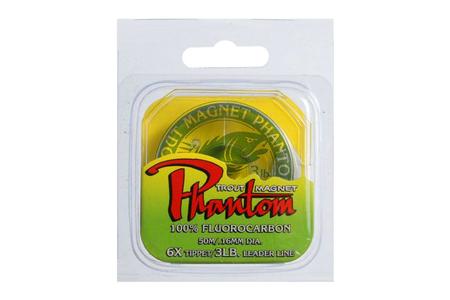 TM PHAN. FLUOROCARBON 6X TIPPET 3LB .16MM 