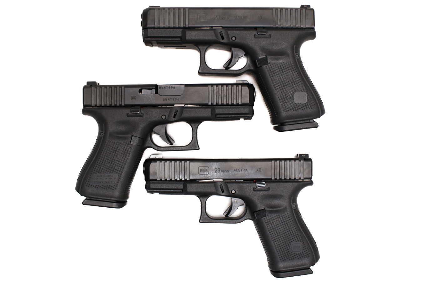 Glock 23 Gen5 40 S&W Police Trade-in Pistols (Very Good Condition)