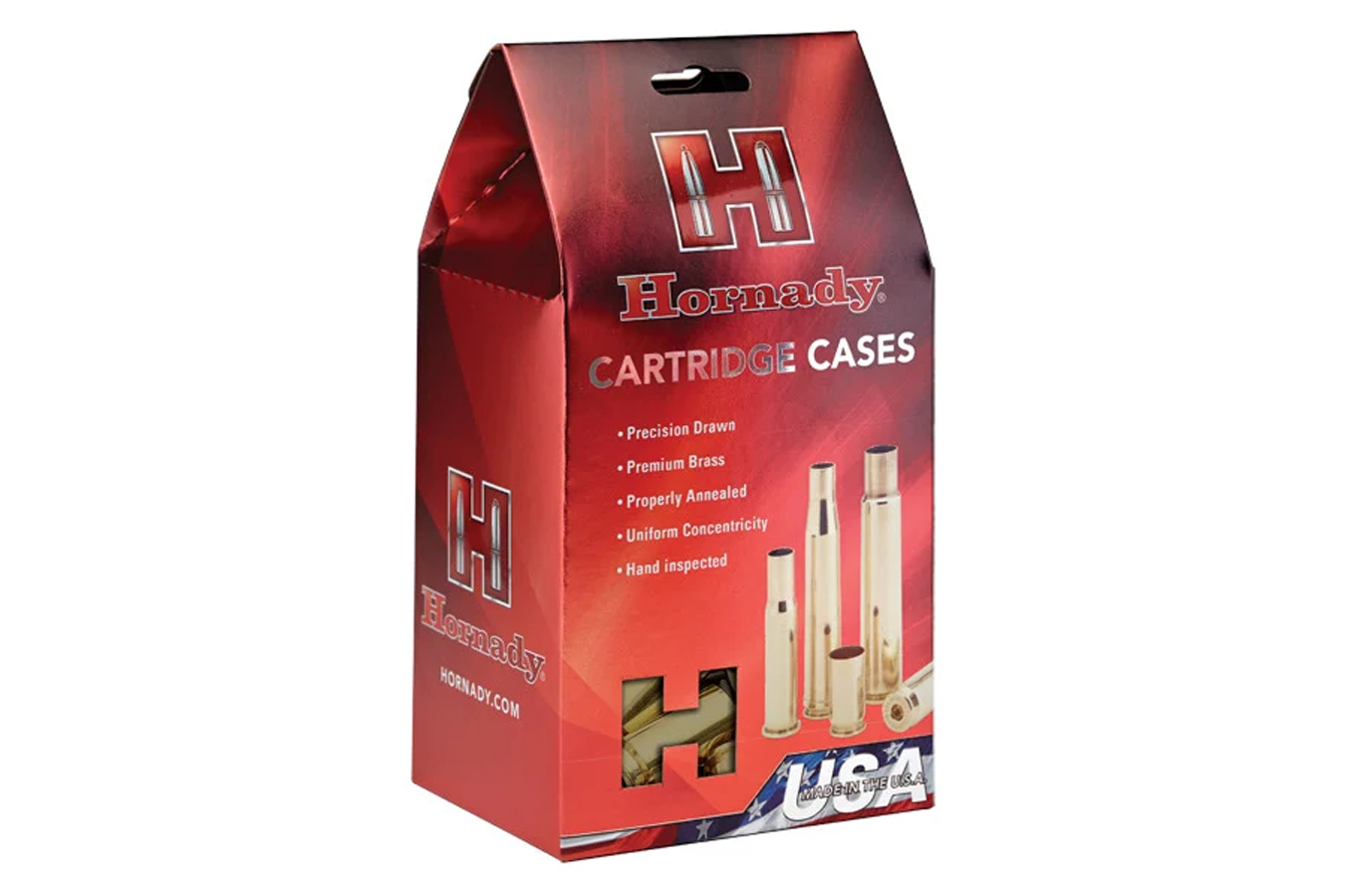 HORNADY 338 WINCHESTER MAGNUM UNPRIMED CARTRIDGE CASES 50/BOX