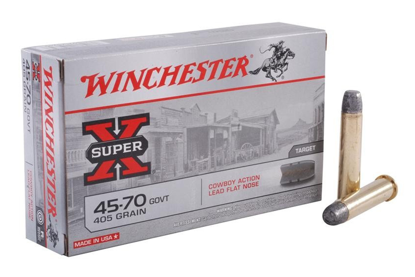 Winchester 45-70 Government 405 Grain Cowboy Action Super X 20/Box