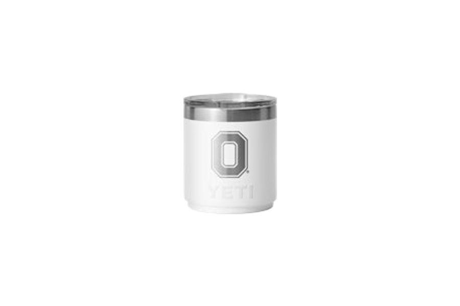 Yeti Coolers Ohio State Rambler 10 oz Lowball MS - White