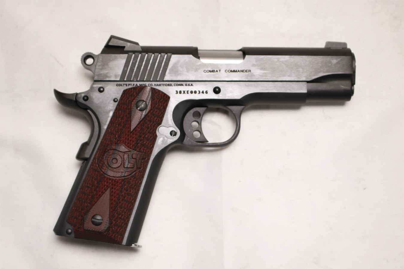 Colt 1911 Combat Commander 38 Super Pistol (Blemished)