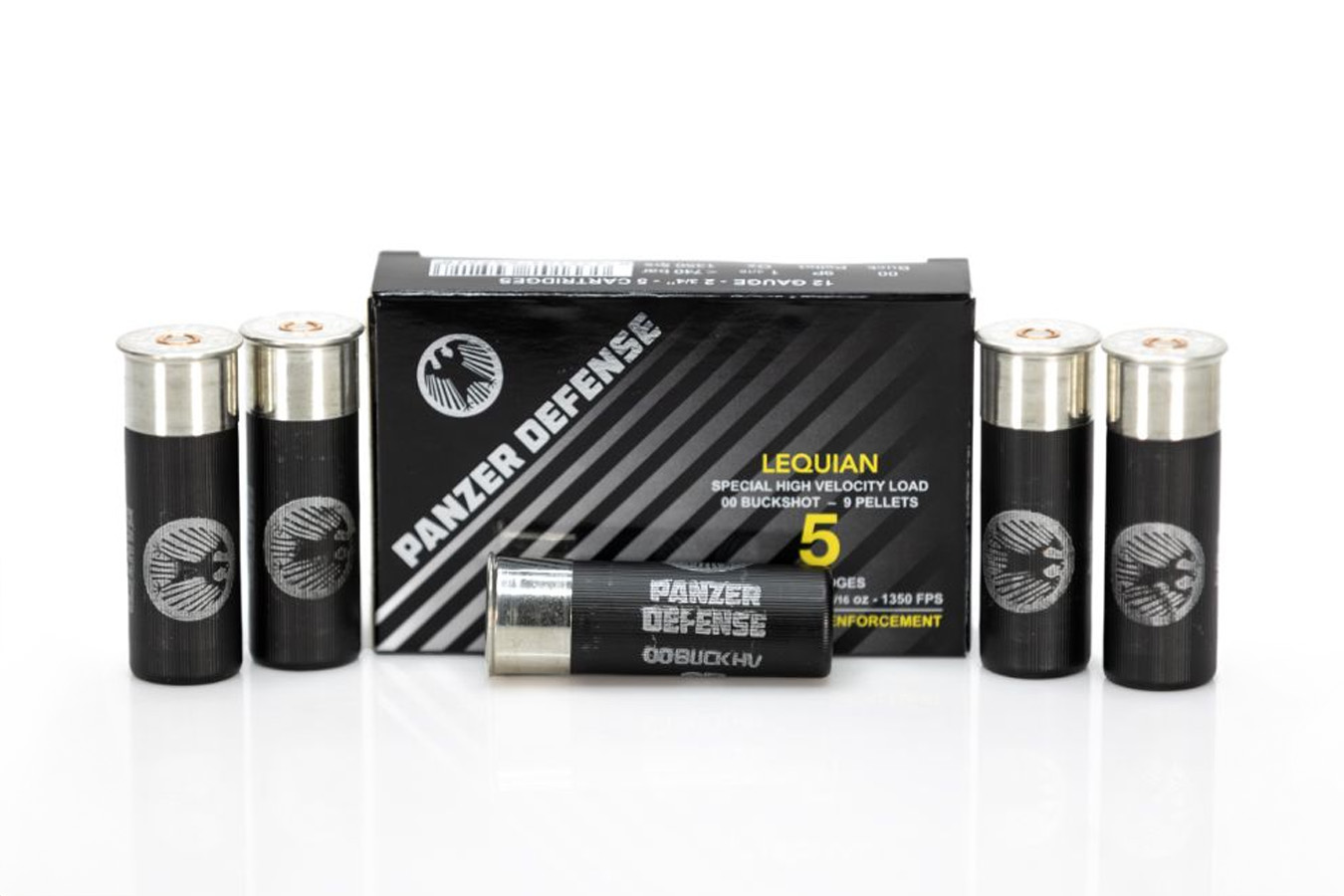 PANZER ARMS LEQUIAN SPECIAL HV 00 12 GAUGE BUCKSHOT 5/RDS PER BOX