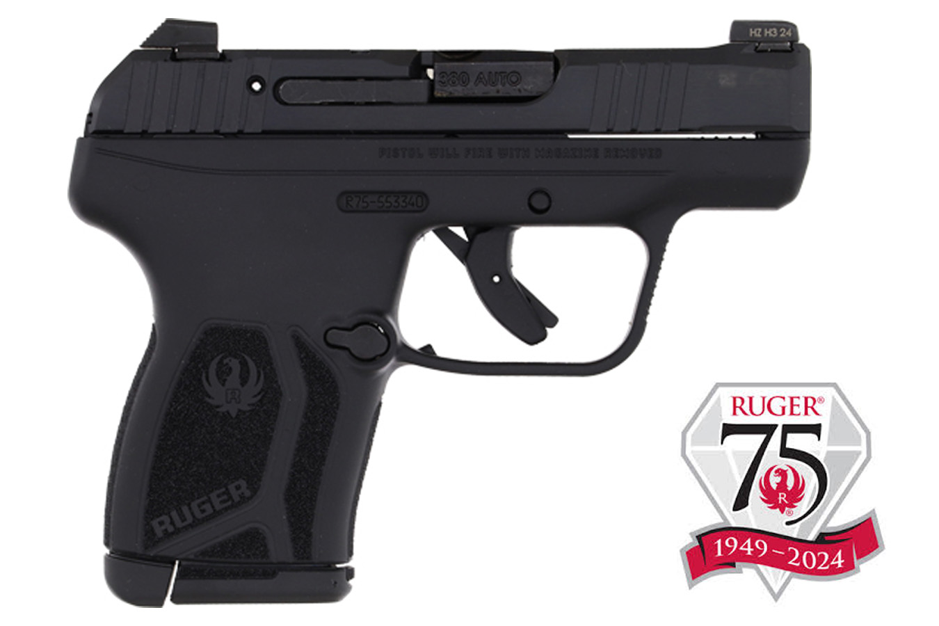 Ruger LCP Max 380 ACP 75th Anniversary Compact Pistol