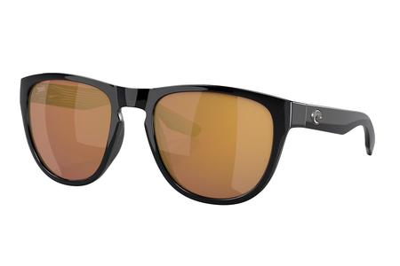 IRIE BLACK WITH GOLD MIRROR LENSES