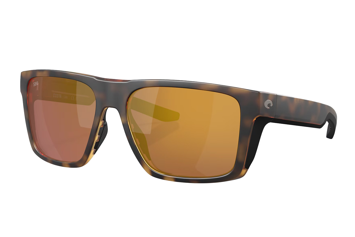 Costa Del Mar Lido Matte Tortoise Frames with Gold Mirror Lenses