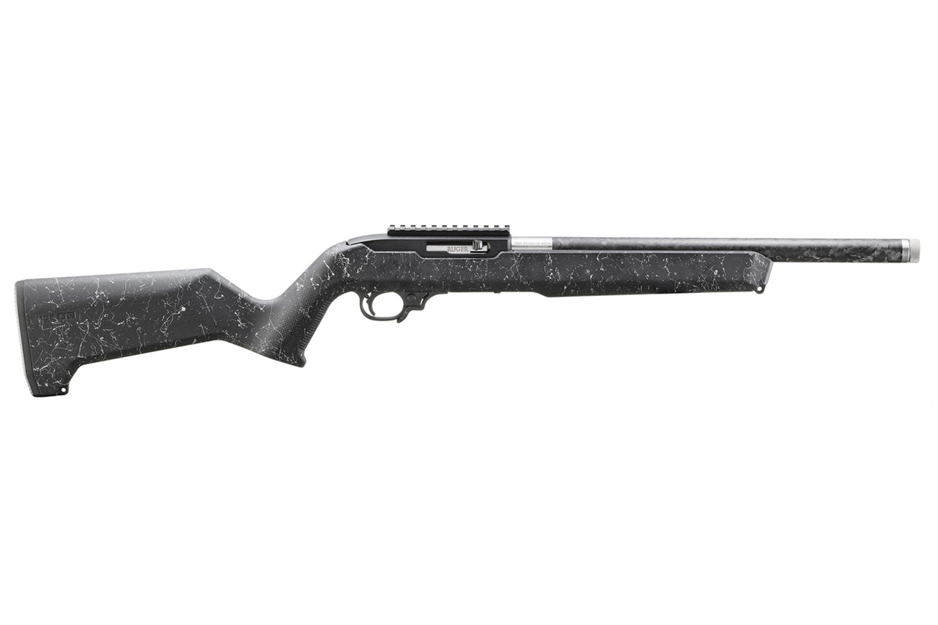 Ruger 10/22 Carbine 22 LR Rimfire Rifle with a Magpul MOE X-22 Stock