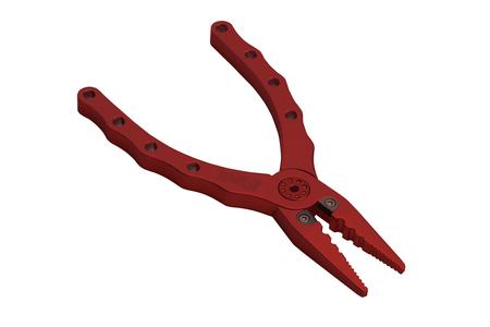 ALUMINUM PLIER SILVER/RED