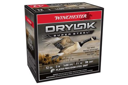 12 GA 3 BB SHOTSHELLS DRYLOK SUPER STEEL 25/BOX