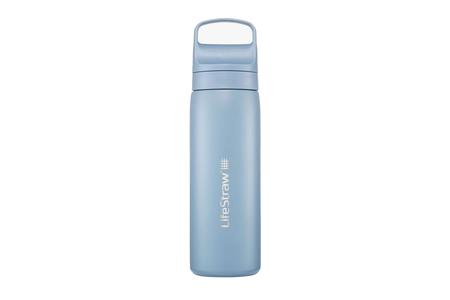 GO SERIES STAINLESS STEEL WATER BOTTLE ICELANDIC BLUE 18 OZ