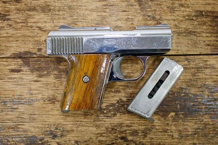 MP-25 25 AUTO POLICE TRADE-IN PISTOL WOOD GRIPS