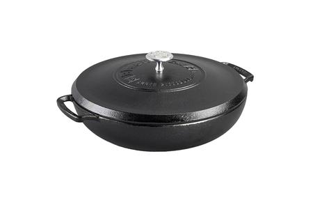 BLACKLOCK TRIPLE SEASONED 4 QT BRAISER WITH LID 