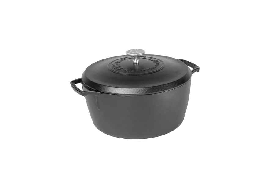 Lodge Cookware Blacklock *02* 5.5 Quart Triple Seasoned Cast Iron Dutch Oven