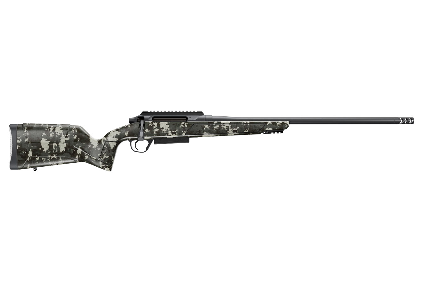 Christensen Arms Evoke Hunter .300 Win Mag Bolt Action Rifle with Multi Tone Green Camo Stock