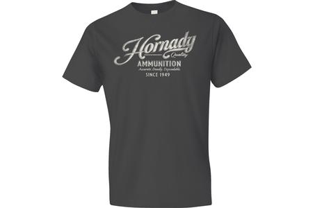 HORNADY VINTAGE SCRIPT SS TEE TAR