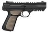 BROWNING FIREARMS BUCK MARK BLACK LABEL 22 LR 4 IN CONTOUR BARREL FDE RUBBER OVERMOLDING