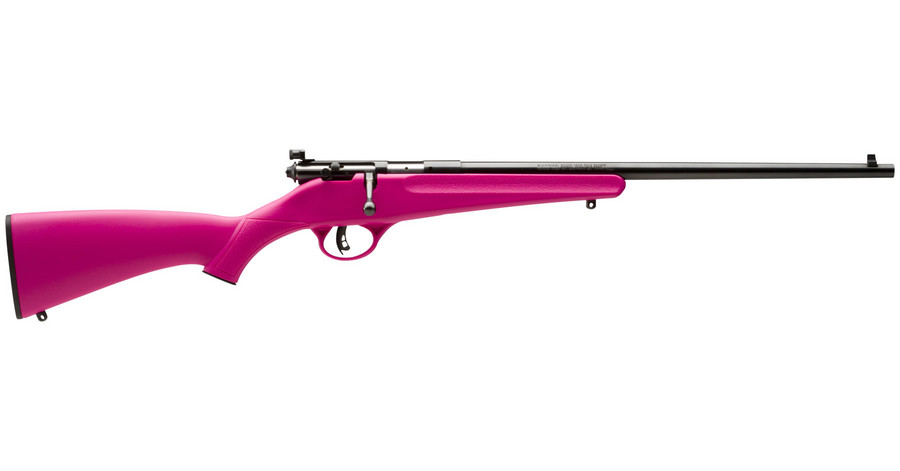 Savage Rascal Youth 22LR Bolt Action Rimfire Rifle with Pink Stock