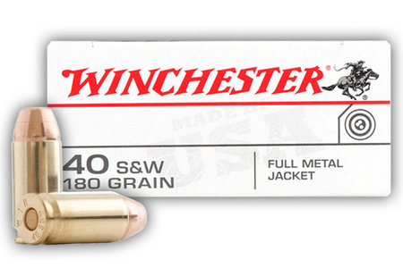 40SW 180 GR FMJ 500/CASE