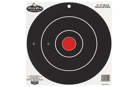 DIRTY BIRD BULLS-EYE TARGETS 12IN. 12-PK