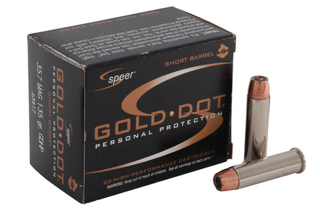 357 MAG 135 GR GDHP SHORT BARREL