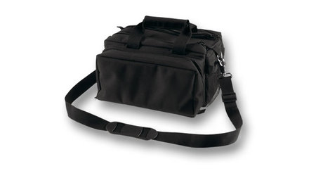 DELUXE BLACK RANGE BAG WITH STRAP