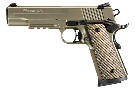 1911 NICKEL 45ACP PISTOL W/ NIGHT SIGHTS