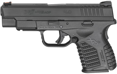 XDS 4.0 SINGLE STACK 45ACP BLACK