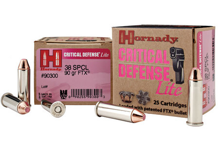 38 SPL 90 GR FTX LITE CRITICAL DEFENSE