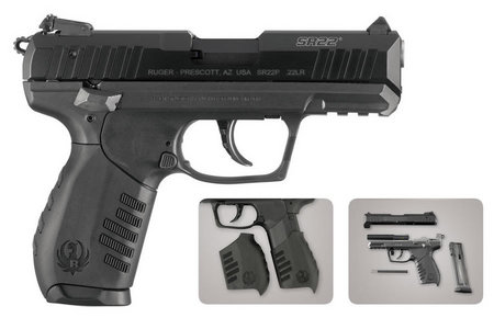 SR22 22LR RIMFIRE PISTOL WITH 3 MAGS