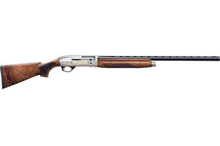 MONTEFELTRO SILVER 20 GAUGE SEMI-AUTO SHOTGUN WITH SATIN WALNUT FINISH