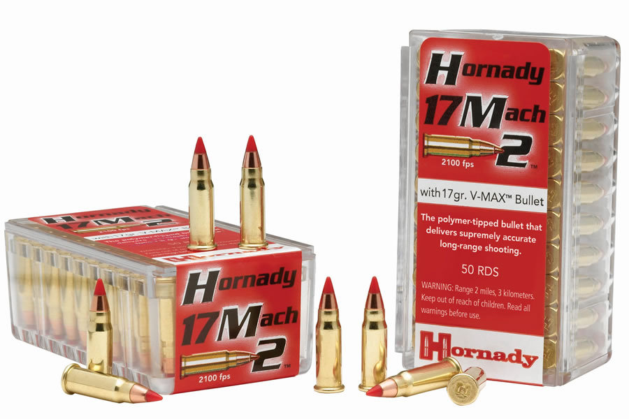 Hornady 17 Mach 2 17 gr V-Max 50/Box