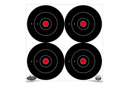 DIRTY BIRD 6IN BULLS-EYE 12 SHEET PACK