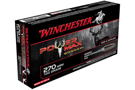 270 WIN 130 GR POWER MAX BONDED