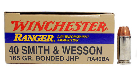 40 SW 165 GR JHP BONDED RANGER