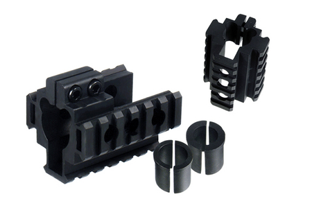 TRI-RAIL MOUNT FOR FRONT SIGHT ATTACHMENT