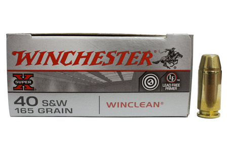 40 SW 165 GR  WINCLEAN SUPER-X