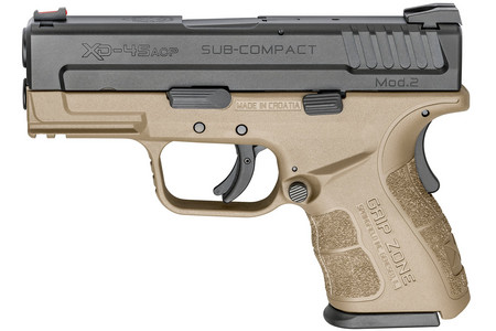 XD MOD.2 .45ACP FDE COMPLIANT W/GRIPZONE