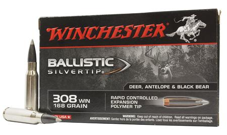 308 WIN 168 GR BALLISTIC SILVERTIP