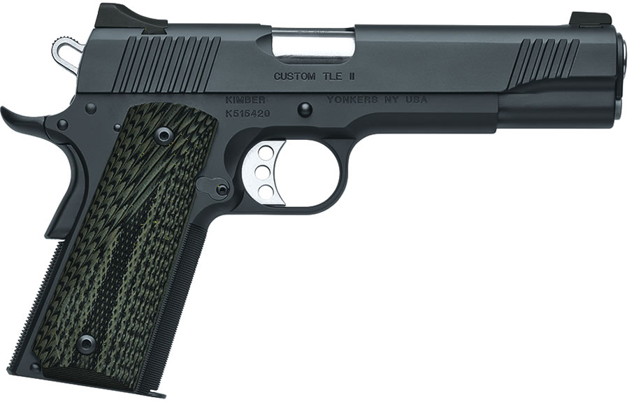 Kimber Custom TLE II 45 Auto with Night Sights and G10 Grips