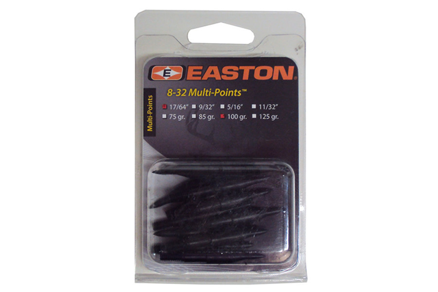 Easton Field Point Combo 17/64 inch Dia 100 grain 12 pack