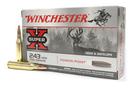 243 WIN 100 GR POWER POINT SUPER-X