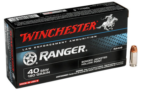 40 SW 180 GR JHP BONDED RANGER