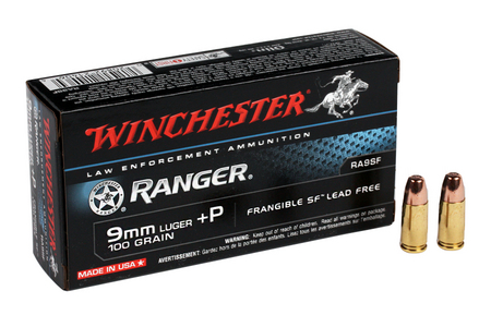 9MM +P 100 GR FRANGIBLE SINTER-FIRE RANGER