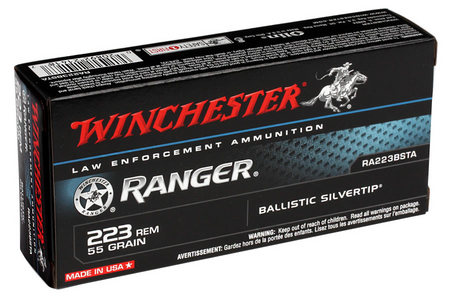 223 REM 55 GR BALLISTIC SILVERTIP RANGER