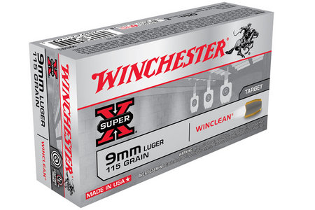 9MM 115 GR WINCLEAN SUPER-X