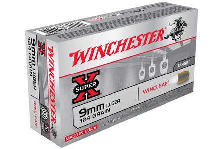 9MM 124 GR WINCLEAN SUPER-X