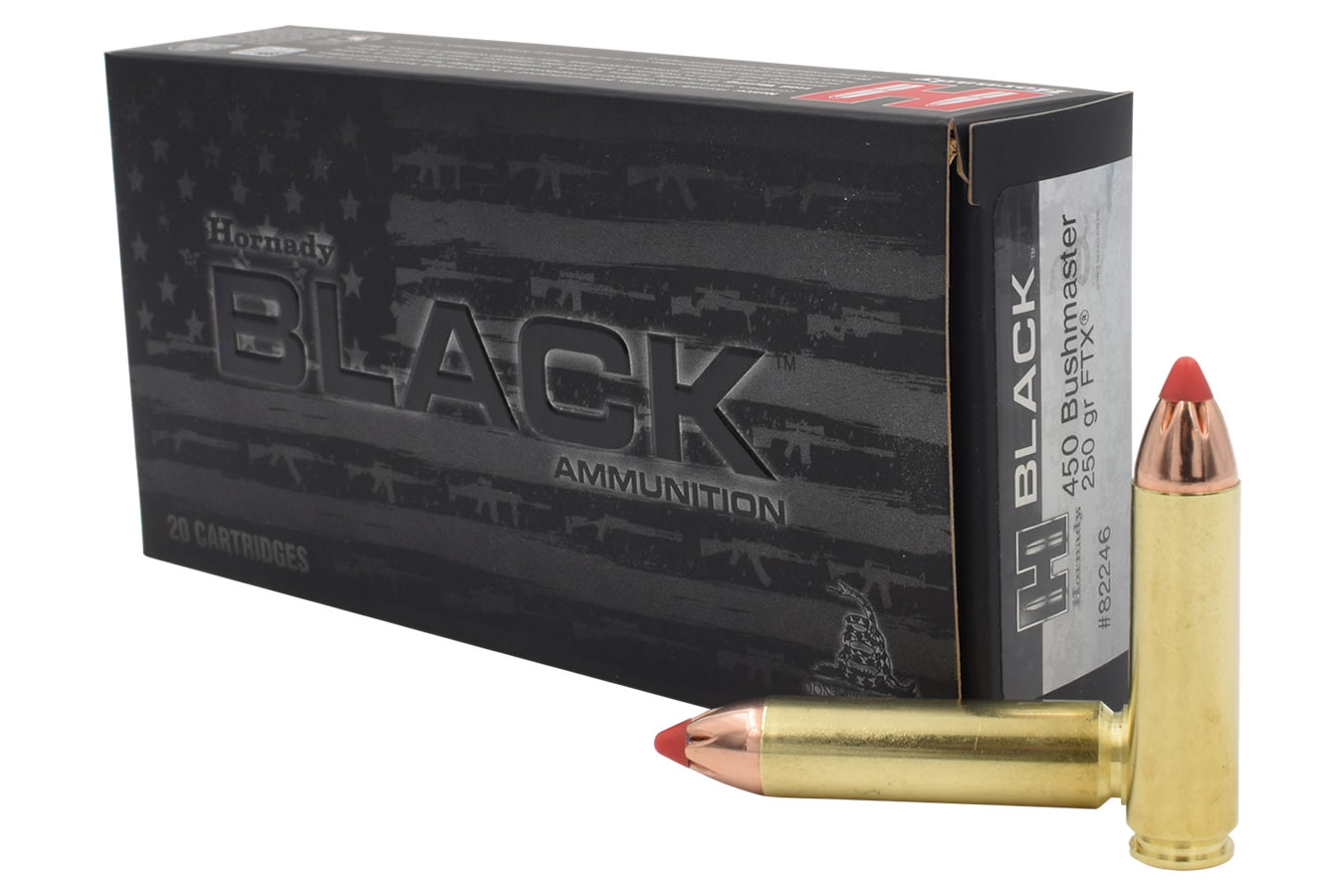 Hornady 450 Bushmaster 250 gr FTX Black 20/Box